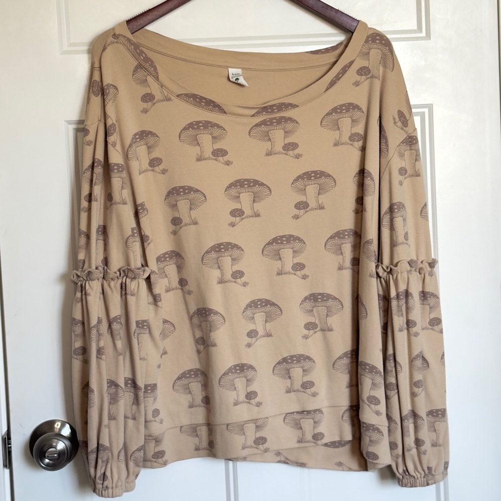 Organic Cotton Mushroom Top